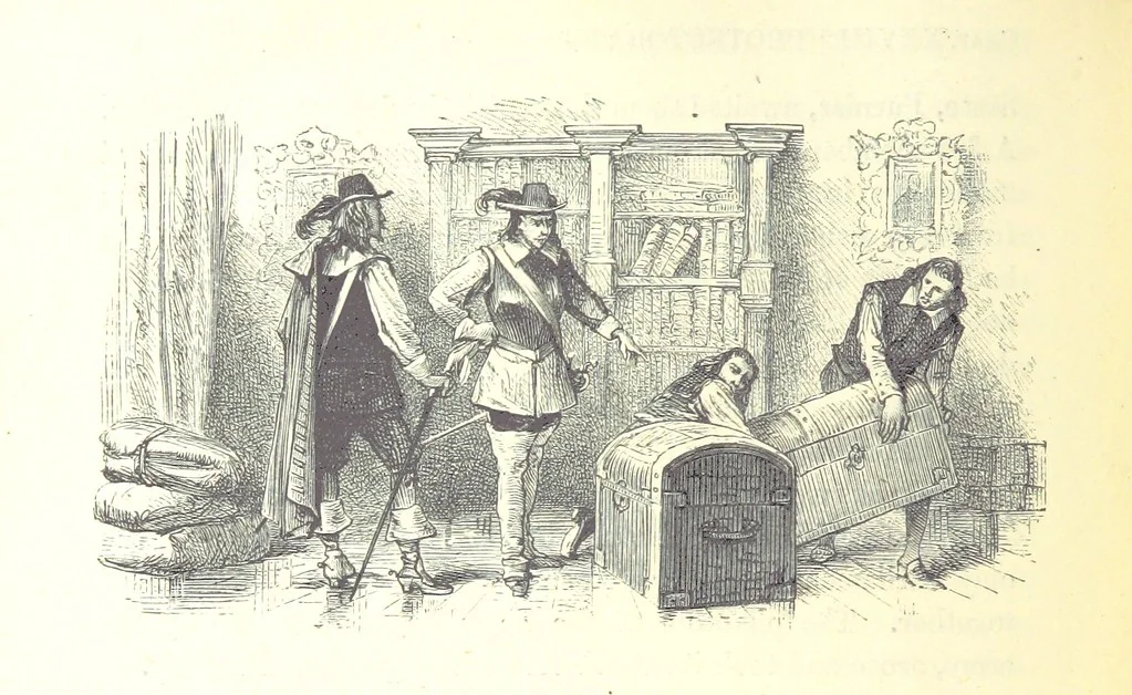 An illustration from The History of England ... Related for the rising generation by M. Guizot, and edited by Madame de Witt ... Translated by M. Thomas. With ... illustrations, 1877, leaf 538