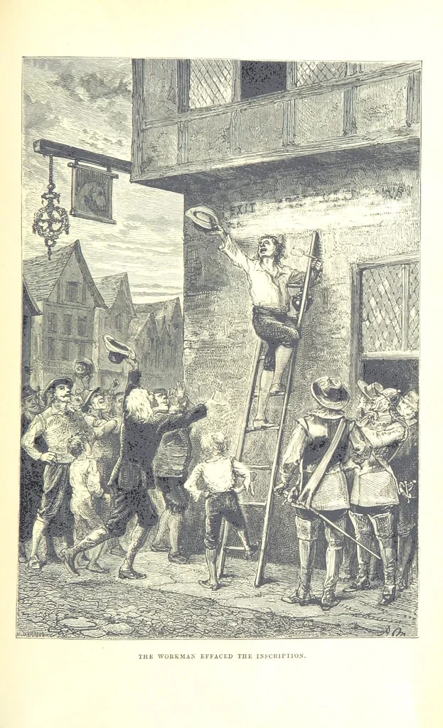 An illustration from The History of England ... Related for the rising generation by M. Guizot, and edited by Madame de Witt ... Translated by M. Thomas. With ... illustrations, 1877, leaf 571