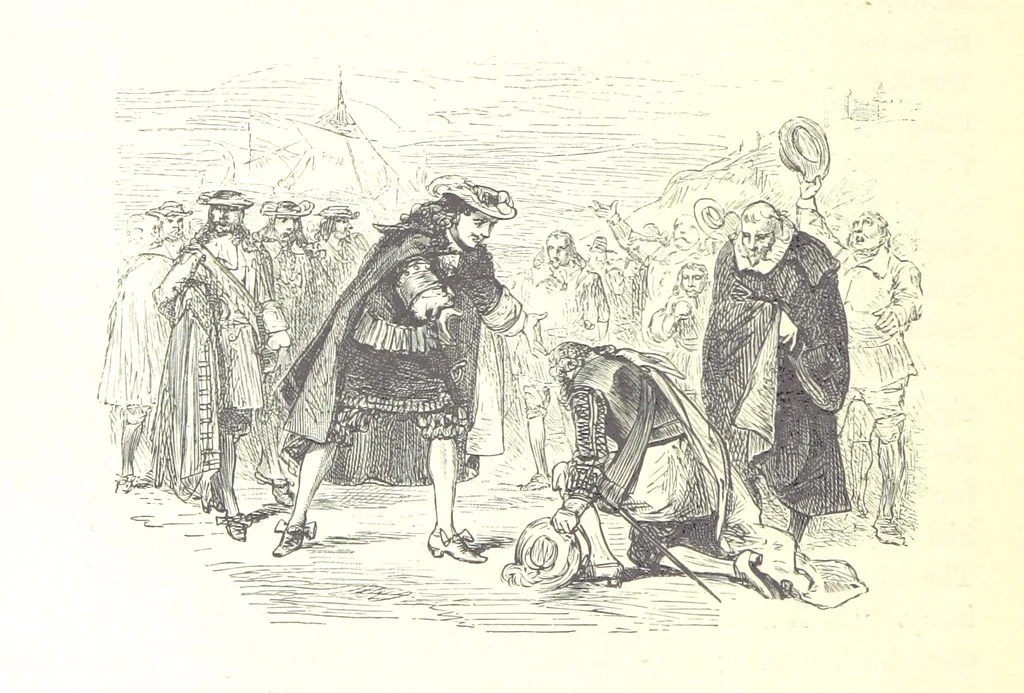 An illustration from The History of England ... Related for the rising generation by M. Guizot, and edited by Madame de Witt ... Translated by M. Thomas. With ... illustrations, 1877, leaf 582