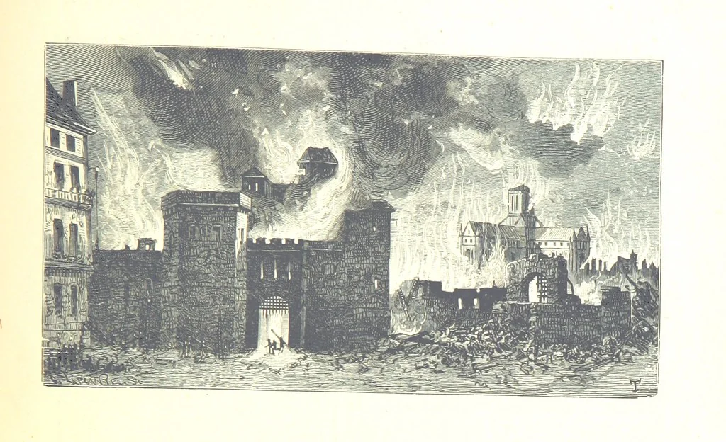 An illustration from The History of England ... Related for the rising generation by M. Guizot, and edited by Madame de Witt ... Translated by M. Thomas. With ... illustrations, 1877, leaf 583