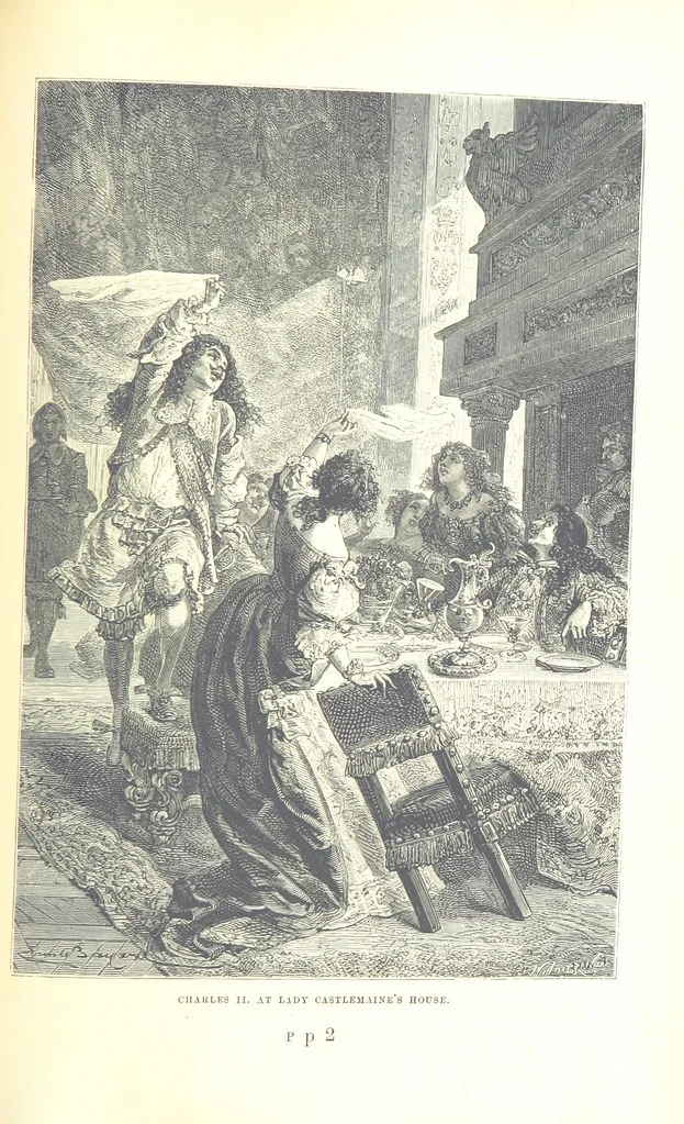 An illustration from The History of England ... Related for the rising generation by M. Guizot, and edited by Madame de Witt ... Translated by M. Thomas. With ... illustrations, 1877, leaf 595