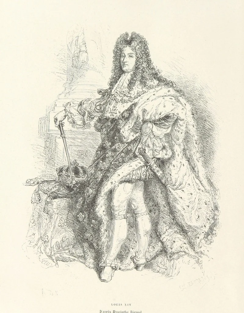 An illustration from L'Histoire de France depuis les temps les plus reculés jusqu'en 1789, racontée à mes petits-enfants ... Ouvrage illustré ... d'après les dessins d'A. de Neuville, 1870, leaf 12