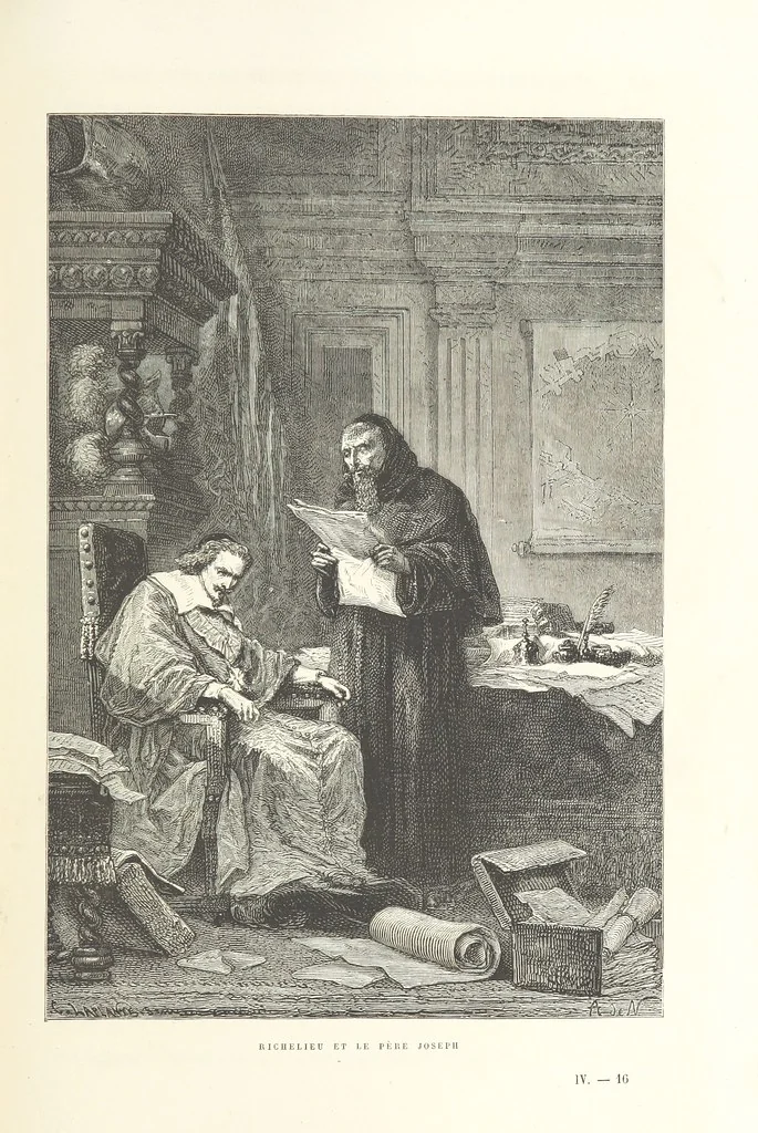 An illustration from L'Histoire de France depuis les temps les plus reculés jusqu'en 1789, racontée à mes petits-enfants ... Ouvrage illustré ... d'après les dessins d'A. de Neuville, 1870, leaf 139