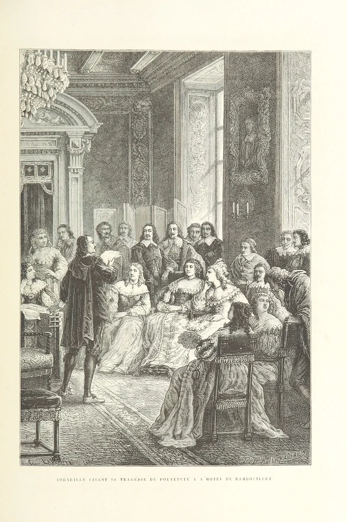 An illustration from L'Histoire de France depuis les temps les plus reculés jusqu'en 1789, racontée à mes petits-enfants ... Ouvrage illustré ... d'après les dessins d'A. de Neuville, 1870, leaf 207