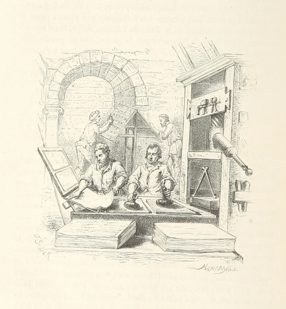 An illustration from L'Histoire de France depuis les temps les plus reculés jusqu'en 1789, racontée à mes petits-enfants ... Ouvrage illustré ... d'après les dessins d'A. de Neuville, 1870, leaf 210