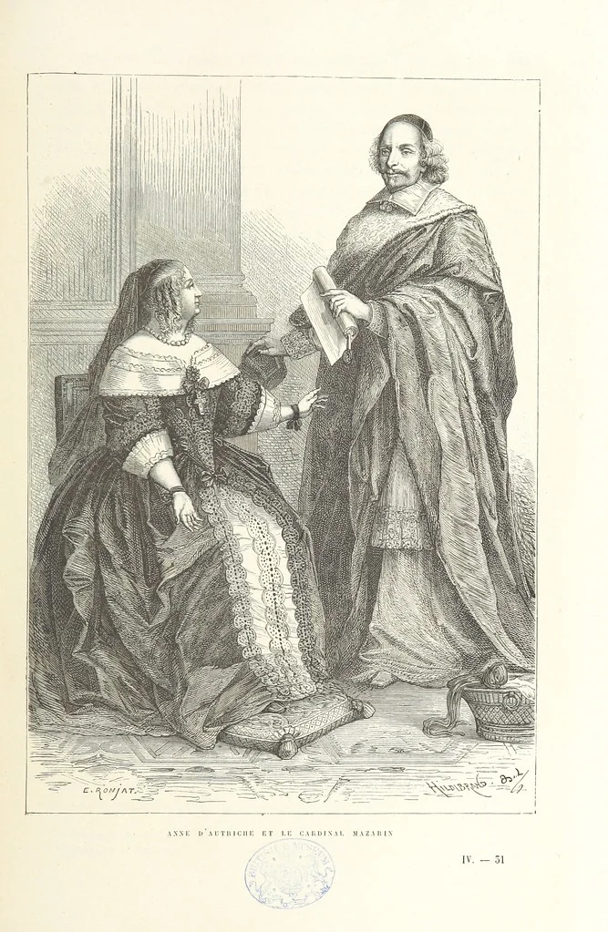 An illustration from L'Histoire de France depuis les temps les plus reculés jusqu'en 1789, racontée à mes petits-enfants ... Ouvrage illustré ... d'après les dessins d'A. de Neuville, 1870, leaf 259
