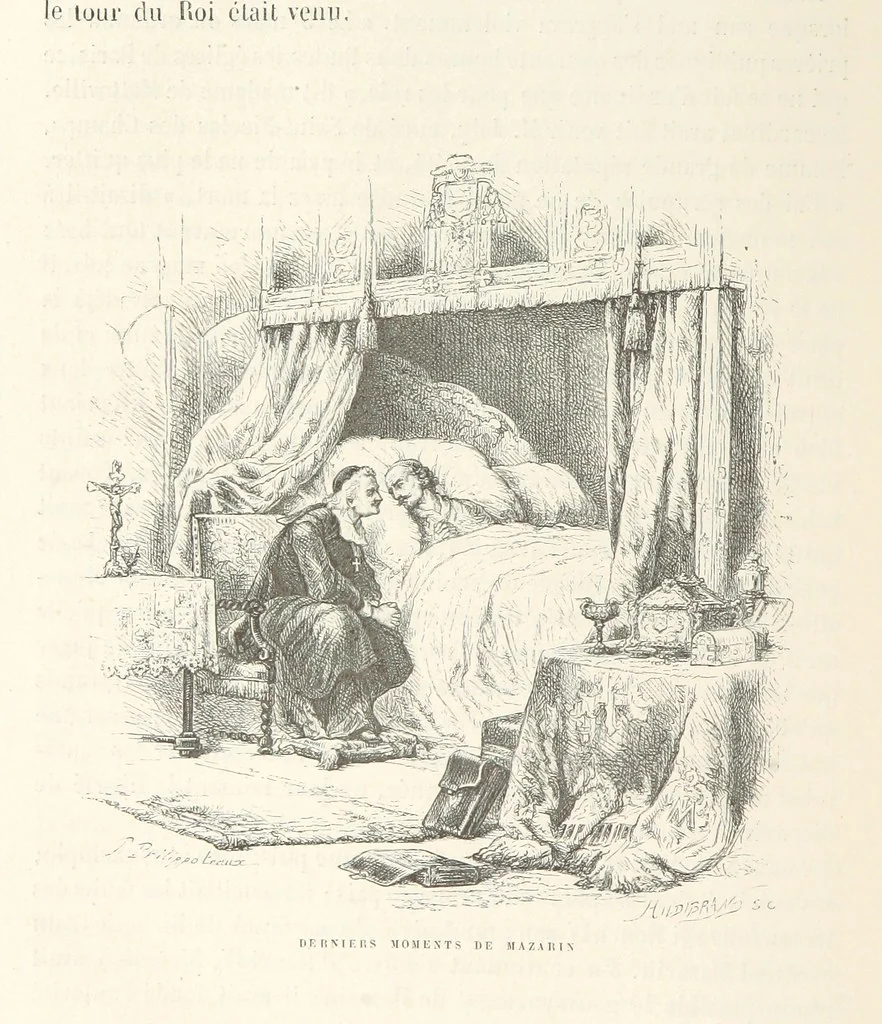 An illustration from L'Histoire de France depuis les temps les plus reculés jusqu'en 1789, racontée à mes petits-enfants ... Ouvrage illustré ... d'après les dessins d'A. de Neuville, 1870, leaf 264