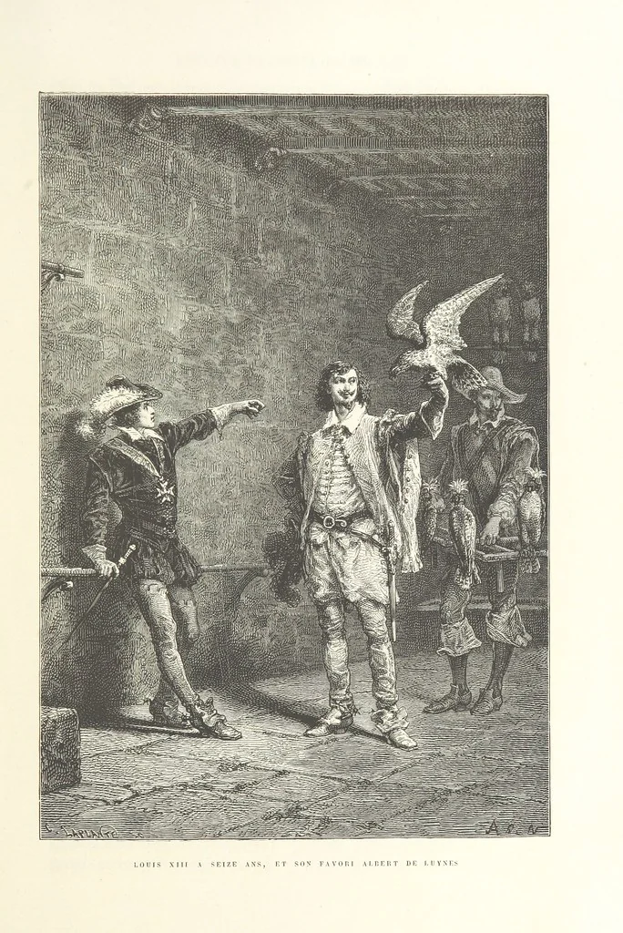 An illustration from L'Histoire de France depuis les temps les plus reculés jusqu'en 1789, racontée à mes petits-enfants ... Ouvrage illustré ... d'après les dessins d'A. de Neuville, 1870, leaf 29
