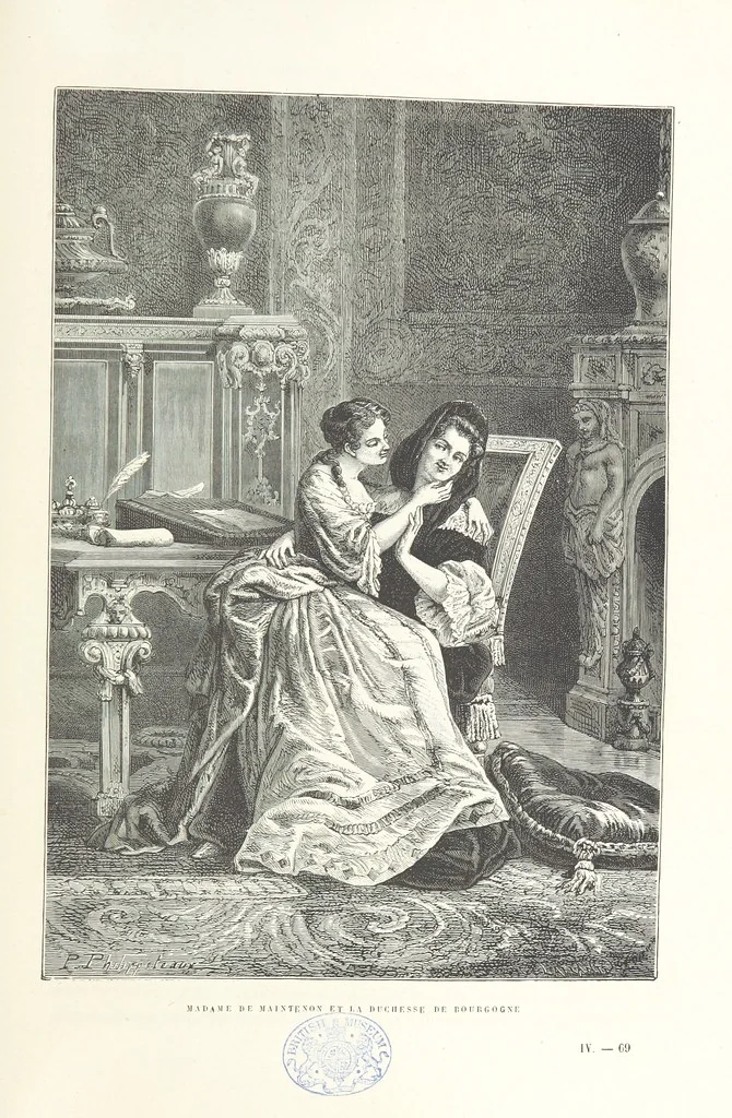 An illustration from L'Histoire de France depuis les temps les plus reculés jusqu'en 1789, racontée à mes petits-enfants ... Ouvrage illustré ... d'après les dessins d'A. de Neuville, 1870, leaf 563