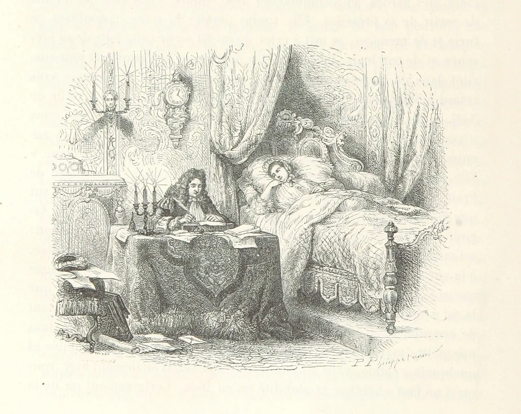 An illustration from L'Histoire de France depuis les temps les plus reculés jusqu'en 1789, racontée à mes petits-enfants ... Ouvrage illustré ... d'après les dessins d'A. de Neuville, 1870, leaf 568