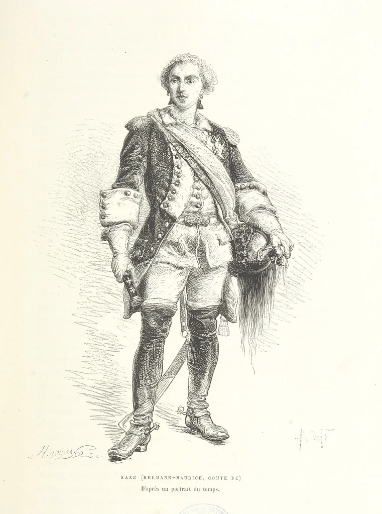 An illustration from L'Histoire de France depuis les temps les plus reculés jusqu'en 1789, racontée à mes petits-enfants ... Ouvrage illustré ... d'après les dessins d'A. de Neuville, 1870, leaf 129