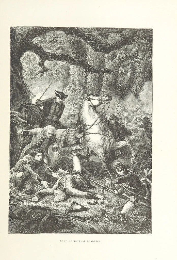 An illustration from L'Histoire de France depuis les temps les plus reculés jusqu'en 1789, racontée à mes petits-enfants ... Ouvrage illustré ... d'après les dessins d'A. de Neuville, 1870, leaf 173