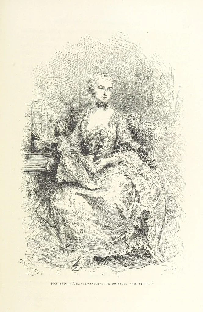 An illustration from L'Histoire de France depuis les temps les plus reculés jusqu'en 1789, racontée à mes petits-enfants ... Ouvrage illustré ... d'après les dessins d'A. de Neuville, 1870, leaf 213