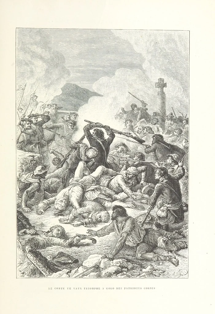 An illustration from L'Histoire de France depuis les temps les plus reculés jusqu'en 1789, racontée à mes petits-enfants ... Ouvrage illustré ... d'après les dessins d'A. de Neuville, 1870, leaf 229
