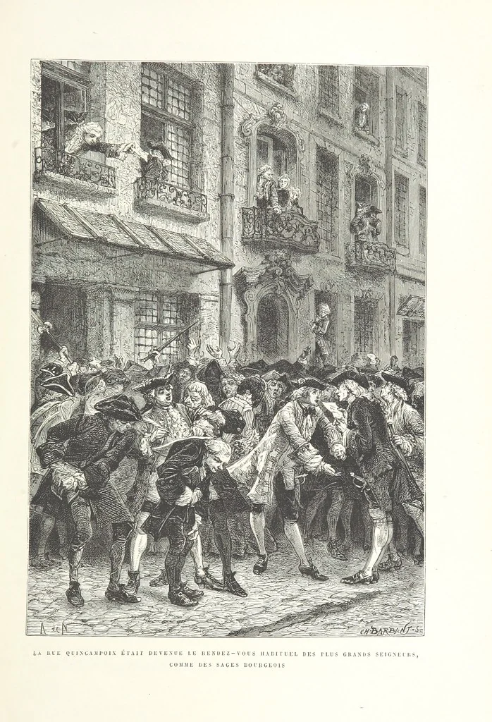An illustration from L'Histoire de France depuis les temps les plus reculés jusqu'en 1789, racontée à mes petits-enfants ... Ouvrage illustré ... d'après les dessins d'A. de Neuville, 1870, leaf 29