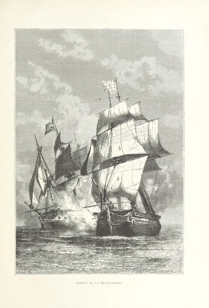 An illustration from L'Histoire de France depuis les temps les plus reculés jusqu'en 1789, racontée à mes petits-enfants ... Ouvrage illustré ... d'après les dessins d'A. de Neuville, 1870, leaf 363