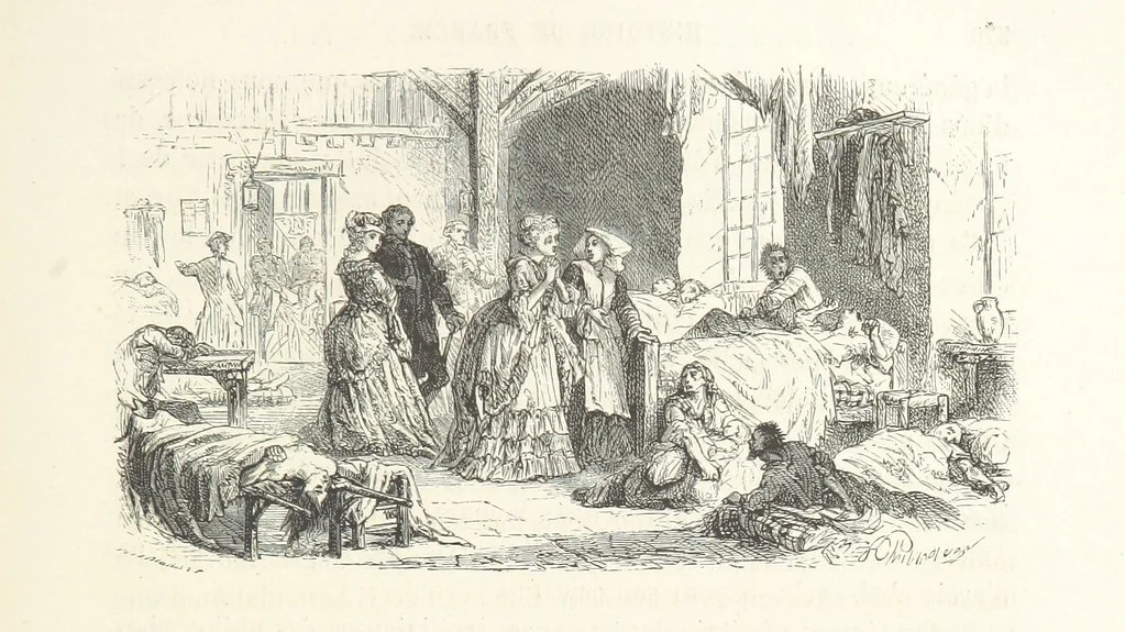 An illustration from L'Histoire de France depuis les temps les plus reculés jusqu'en 1789, racontée à mes petits-enfants ... Ouvrage illustré ... d'après les dessins d'A. de Neuville, 1870, leaf 391