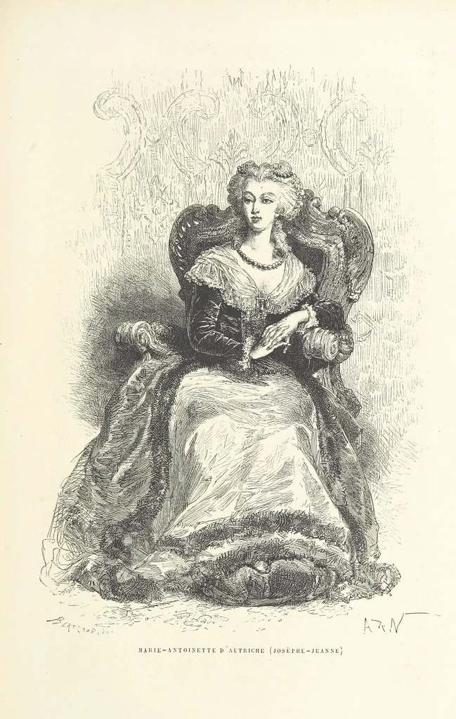An illustration from L'Histoire de France depuis les temps les plus reculés jusqu'en 1789, racontée à mes petits-enfants ... Ouvrage illustré ... d'après les dessins d'A. de Neuville, 1870, leaf 421