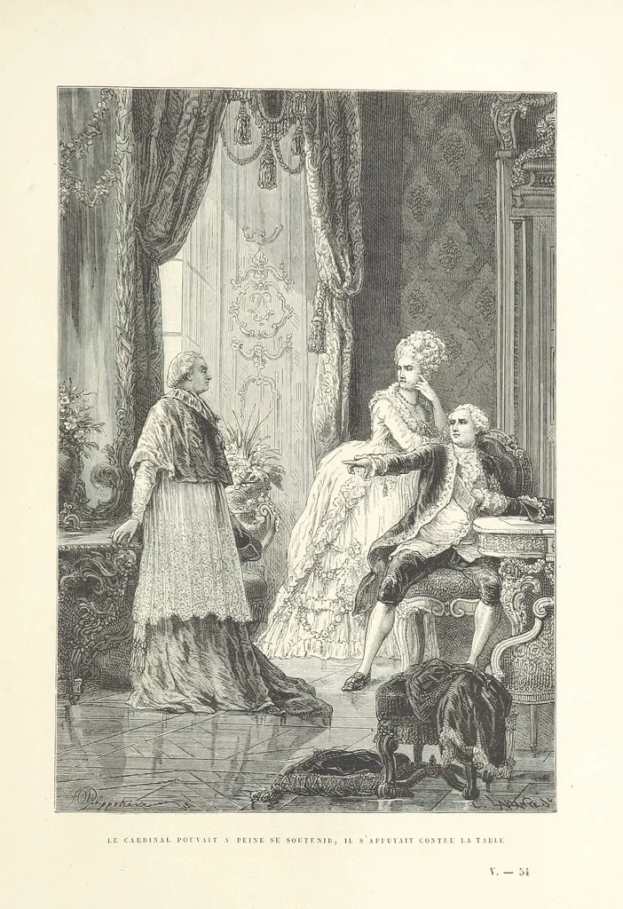 An illustration from L'Histoire de France depuis les temps les plus reculés jusqu'en 1789, racontée à mes petits-enfants ... Ouvrage illustré ... d'après les dessins d'A. de Neuville, 1870, leaf 441