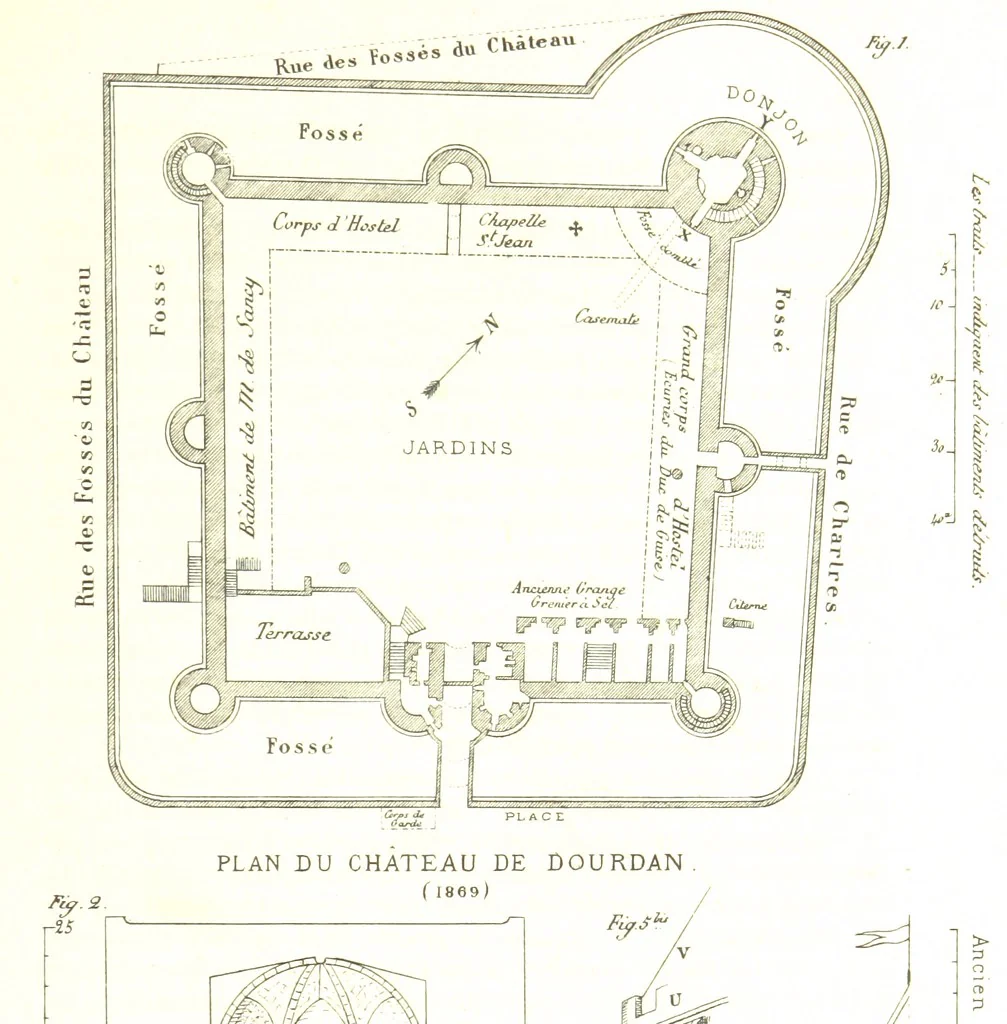 An illustration from Chronique d'une ancienne ville royale, Dourdan, etc. [With a map, 1869, leaf 261