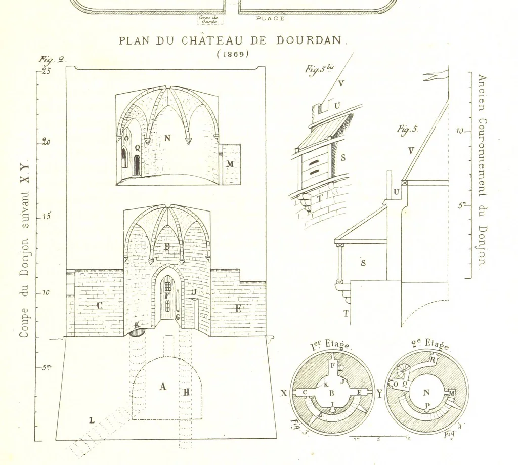 An illustration from Chronique d'une ancienne ville royale, Dourdan, etc. [With a map, 1869, leaf 261