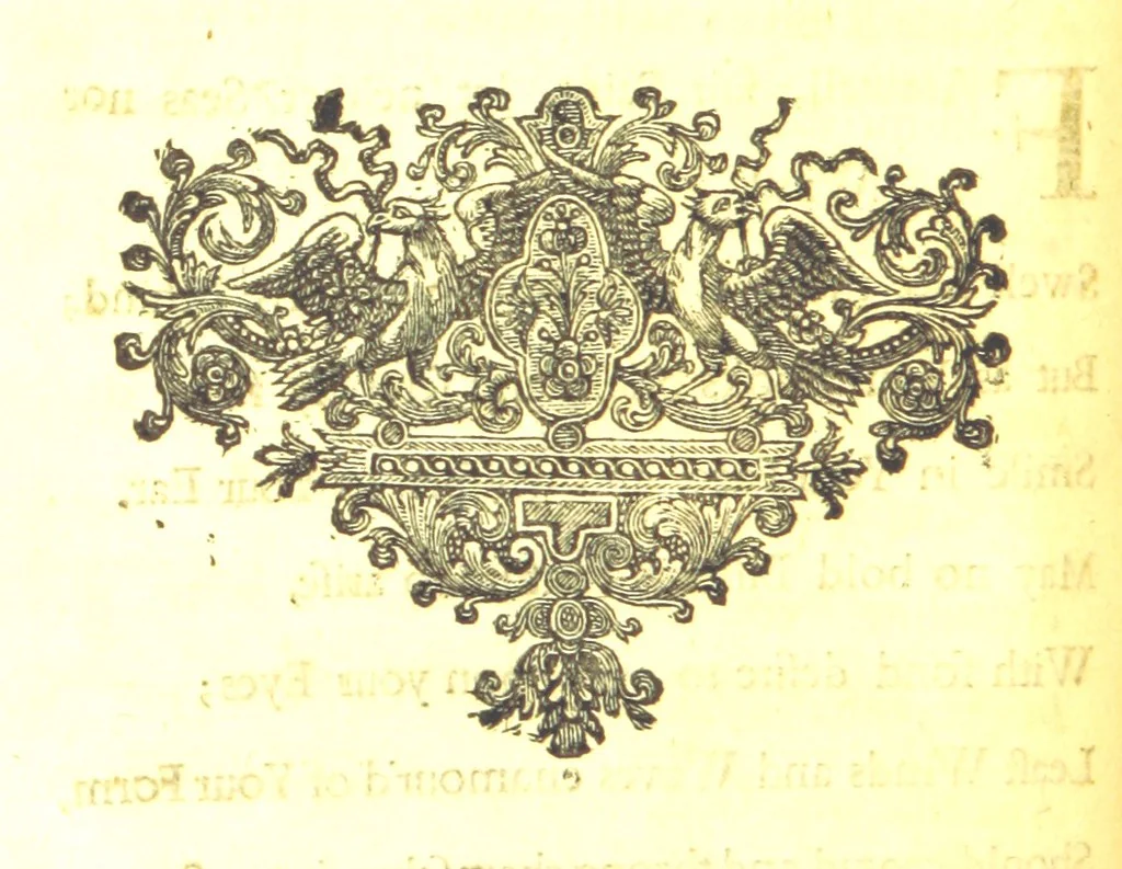 An illustration from A new Miscellany of original poems, translations and imitations, by ... Mr Prior, Mr Pope, Mr Hughes, Mr Harcourt, Lady M[ary] W[ortley] M[ontague], Mrs Manley, etc. Now first published ... with some familiar Letters by the late Earl of Rochester, never before printed. [Edited, with contributions, by A. H., i.e. Anthony Hammond, 1720, leaf 138
