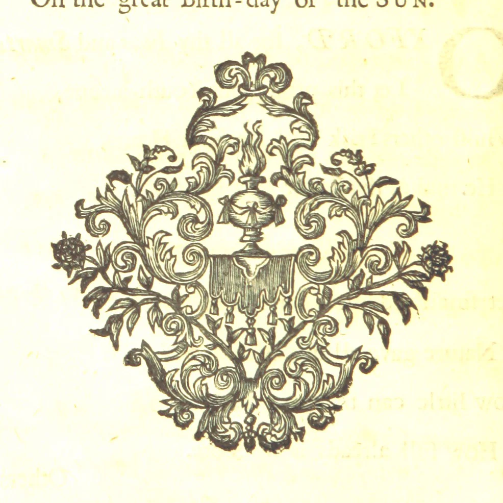 An illustration from A new Miscellany of original poems, translations and imitations, by ... Mr Prior, Mr Pope, Mr Hughes, Mr Harcourt, Lady M[ary] W[ortley] M[ontague], Mrs Manley, etc. Now first published ... with some familiar Letters by the late Earl of Rochester, never before printed. [Edited, with contributions, by A. H., i.e. Anthony Hammond, 1720, leaf 210