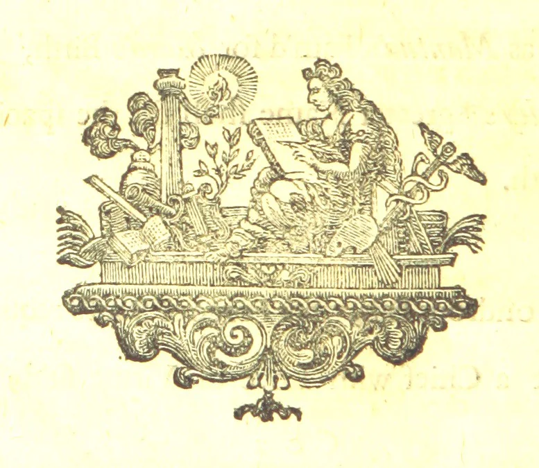 An illustration from A new Miscellany of original poems, translations and imitations, by ... Mr Prior, Mr Pope, Mr Hughes, Mr Harcourt, Lady M[ary] W[ortley] M[ontague], Mrs Manley, etc. Now first published ... with some familiar Letters by the late Earl of Rochester, never before printed. [Edited, with contributions, by A. H., i.e. Anthony Hammond, 1720, leaf 214