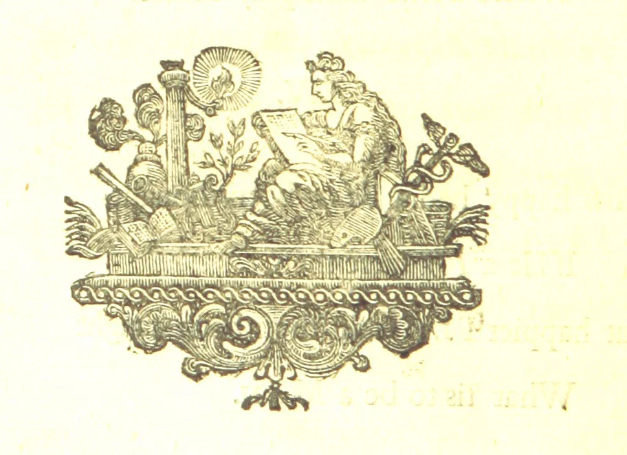 An illustration from A new Miscellany of original poems, translations and imitations, by ... Mr Prior, Mr Pope, Mr Hughes, Mr Harcourt, Lady M[ary] W[ortley] M[ontague], Mrs Manley, etc. Now first published ... with some familiar Letters by the late Earl of Rochester, never before printed. [Edited, with contributions, by A. H., i.e. Anthony Hammond, 1720, leaf 252