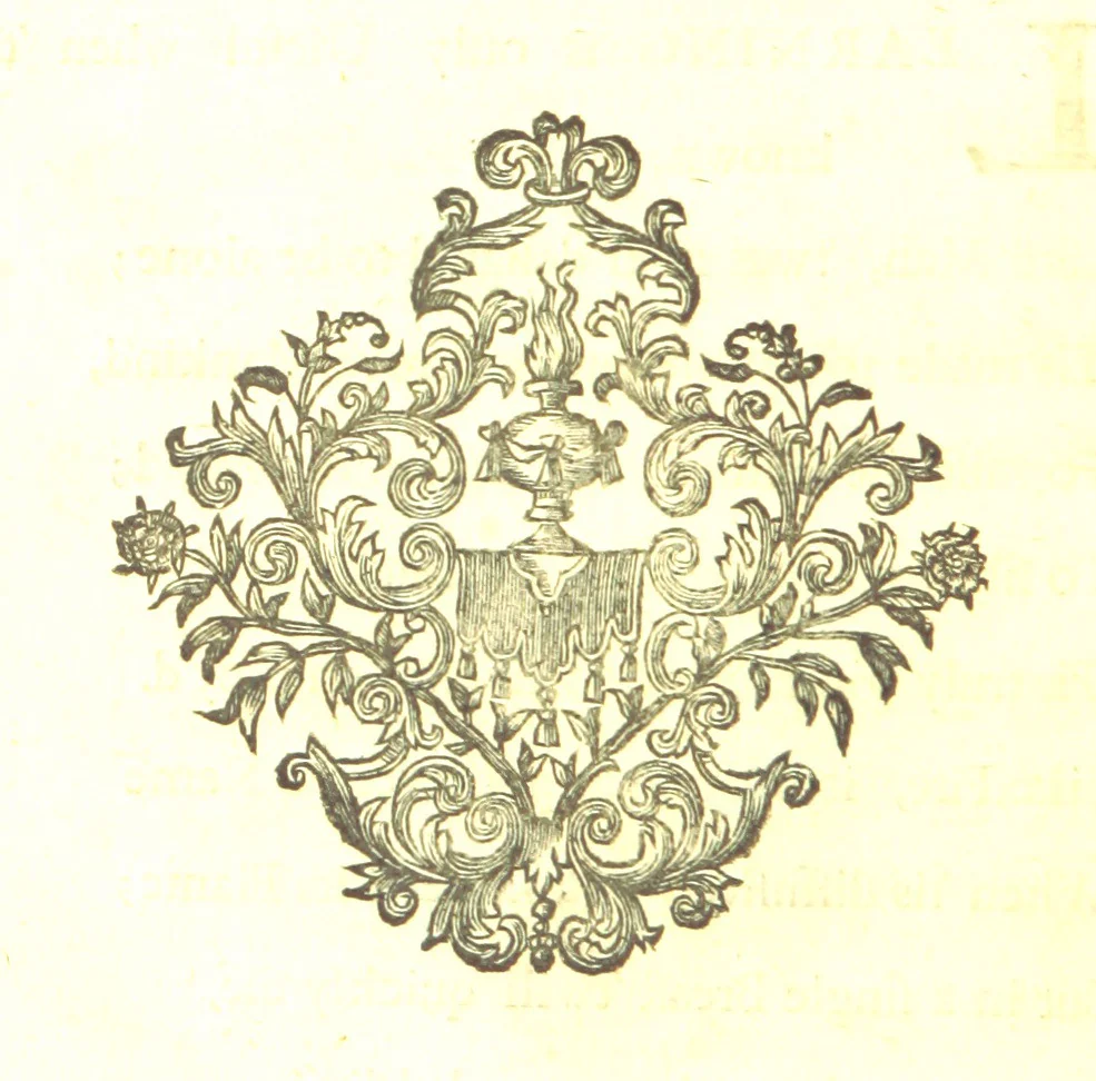 An illustration from A new Miscellany of original poems, translations and imitations, by ... Mr Prior, Mr Pope, Mr Hughes, Mr Harcourt, Lady M[ary] W[ortley] M[ontague], Mrs Manley, etc. Now first published ... with some familiar Letters by the late Earl of Rochester, never before printed. [Edited, with contributions, by A. H., i.e. Anthony Hammond, 1720, leaf 254