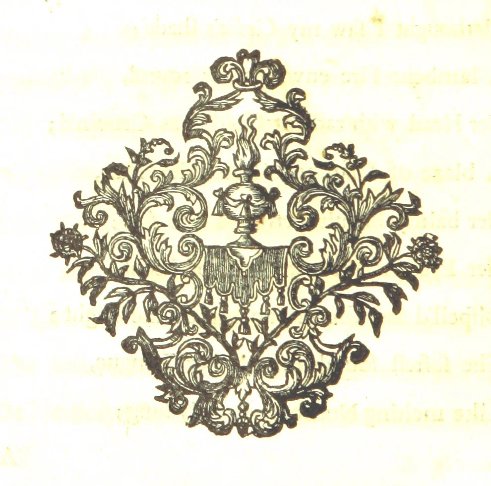 An illustration from A new Miscellany of original poems, translations and imitations, by ... Mr Prior, Mr Pope, Mr Hughes, Mr Harcourt, Lady M[ary] W[ortley] M[ontague], Mrs Manley, etc. Now first published ... with some familiar Letters by the late Earl of Rochester, never before printed. [Edited, with contributions, by A. H., i.e. Anthony Hammond, 1720, leaf 274
