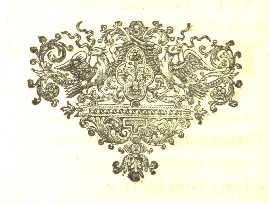 An illustration from A new Miscellany of original poems, translations and imitations, by ... Mr Prior, Mr Pope, Mr Hughes, Mr Harcourt, Lady M[ary] W[ortley] M[ontague], Mrs Manley, etc. Now first published ... with some familiar Letters by the late Earl of Rochester, never before printed. [Edited, with contributions, by A. H., i.e. Anthony Hammond, 1720, leaf 294