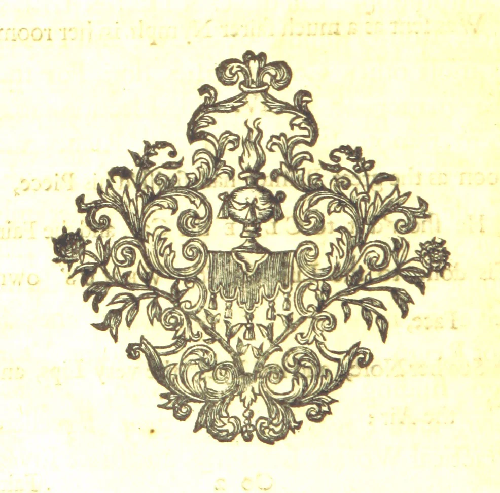 An illustration from A new Miscellany of original poems, translations and imitations, by ... Mr Prior, Mr Pope, Mr Hughes, Mr Harcourt, Lady M[ary] W[ortley] M[ontague], Mrs Manley, etc. Now first published ... with some familiar Letters by the late Earl of Rochester, never before printed. [Edited, with contributions, by A. H., i.e. Anthony Hammond, 1720, leaf 302
