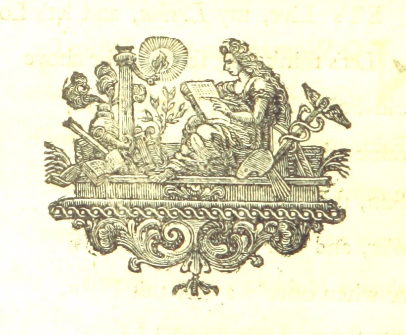 An illustration from A new Miscellany of original poems, translations and imitations, by ... Mr Prior, Mr Pope, Mr Hughes, Mr Harcourt, Lady M[ary] W[ortley] M[ontague], Mrs Manley, etc. Now first published ... with some familiar Letters by the late Earl of Rochester, never before printed. [Edited, with contributions, by A. H., i.e. Anthony Hammond, 1720, leaf 376