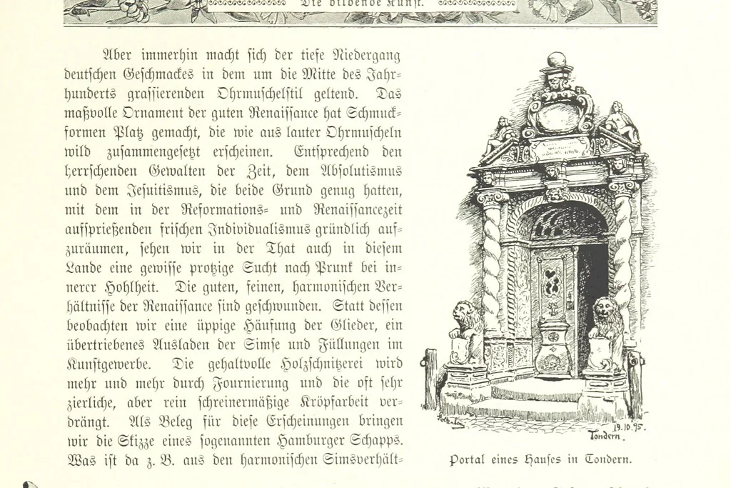 An illustration from Schleswig-Holstein meerumschlungen in Wort und Bild ... Herausgegeben von H. Haas, H. Krumm und F. Stoltenberg, etc, 1896, leaf 101