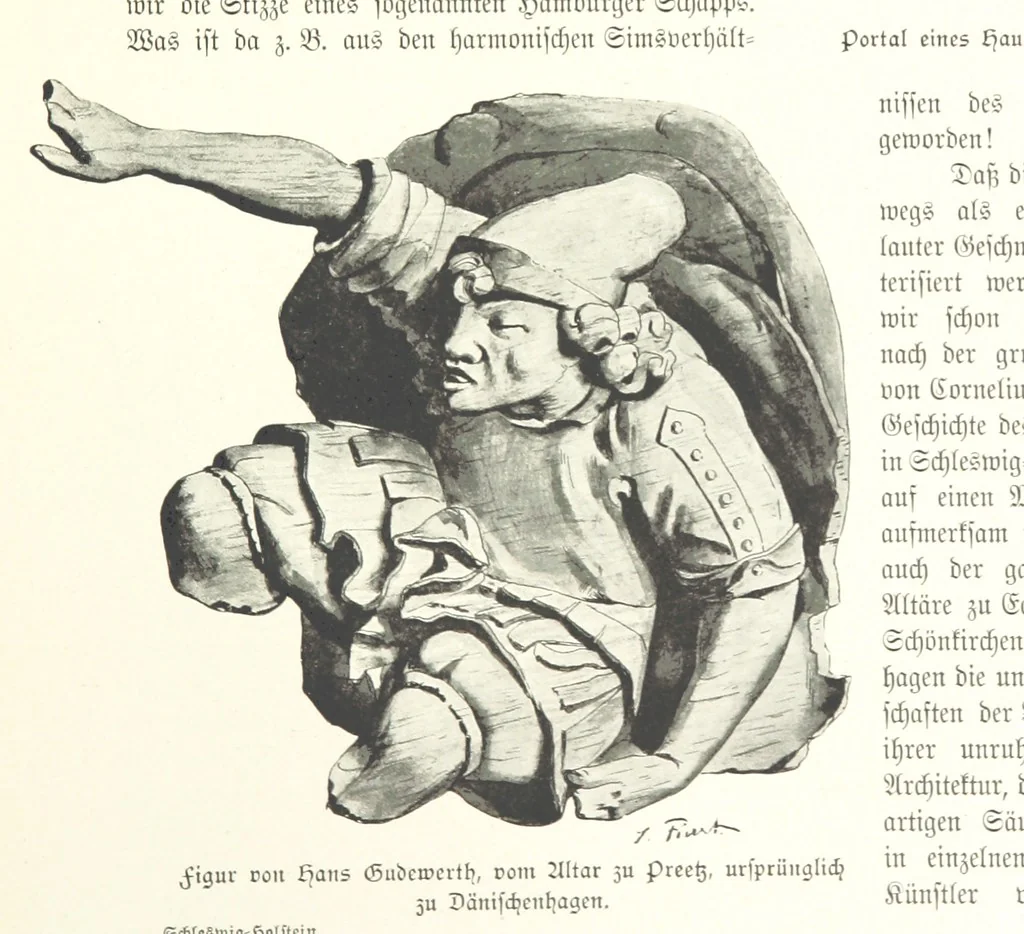 An illustration from Schleswig-Holstein meerumschlungen in Wort und Bild ... Herausgegeben von H. Haas, H. Krumm und F. Stoltenberg, etc, 1896, leaf 101