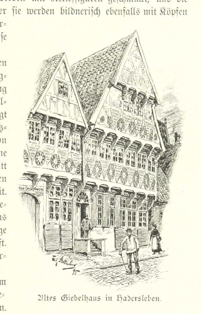 An illustration from Schleswig-Holstein meerumschlungen in Wort und Bild ... Herausgegeben von H. Haas, H. Krumm und F. Stoltenberg, etc, 1896, leaf 137