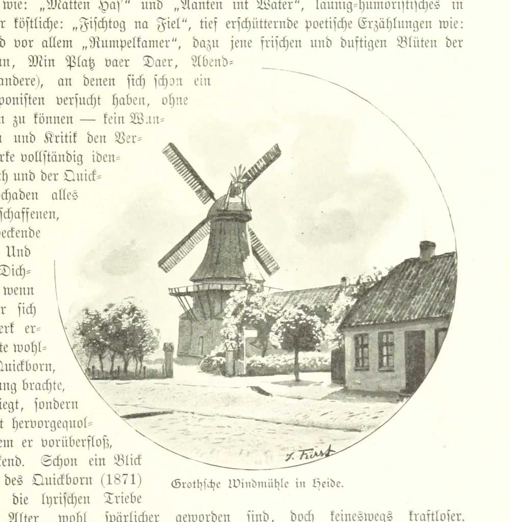 An illustration from Schleswig-Holstein meerumschlungen in Wort und Bild ... Herausgegeben von H. Haas, H. Krumm und F. Stoltenberg, etc, 1896, leaf 147