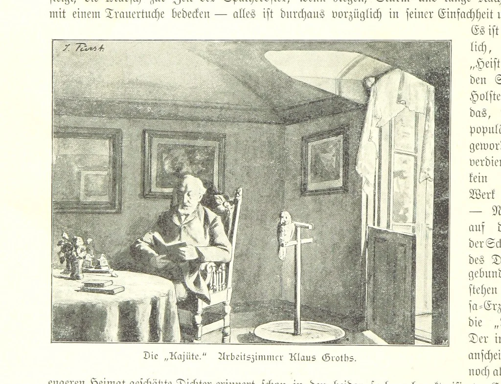 An illustration from Schleswig-Holstein meerumschlungen in Wort und Bild ... Herausgegeben von H. Haas, H. Krumm und F. Stoltenberg, etc, 1896, leaf 148