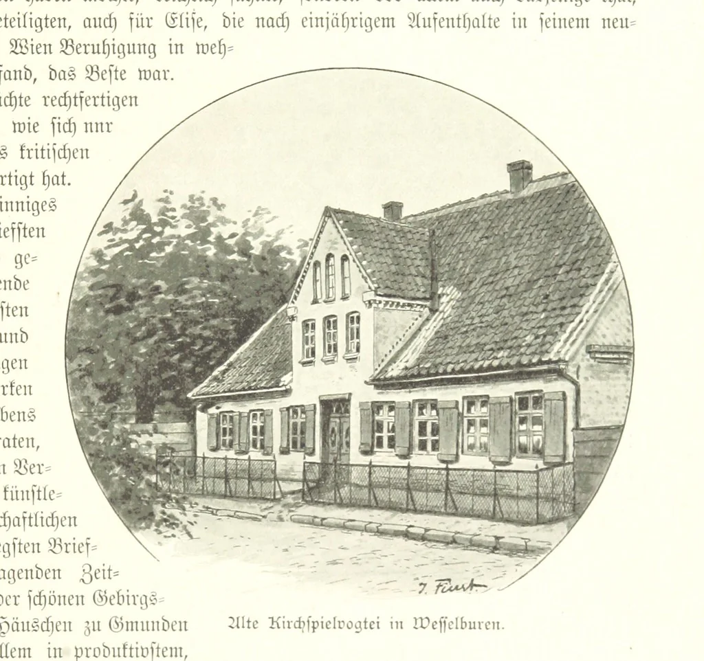 An illustration from Schleswig-Holstein meerumschlungen in Wort und Bild ... Herausgegeben von H. Haas, H. Krumm und F. Stoltenberg, etc, 1896, leaf 155