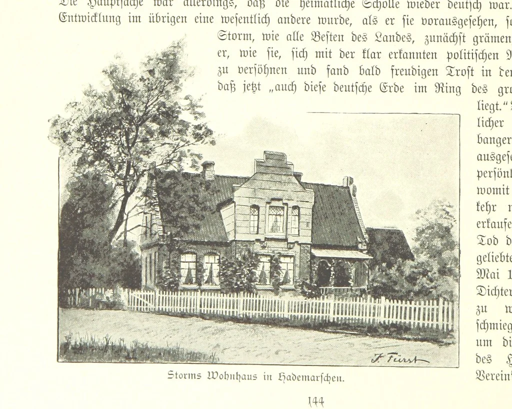 An illustration from Schleswig-Holstein meerumschlungen in Wort und Bild ... Herausgegeben von H. Haas, H. Krumm und F. Stoltenberg, etc, 1896, leaf 164