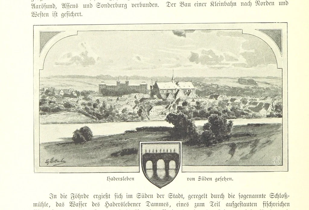 An illustration from Schleswig-Holstein meerumschlungen in Wort und Bild ... Herausgegeben von H. Haas, H. Krumm und F. Stoltenberg, etc, 1896, leaf 200