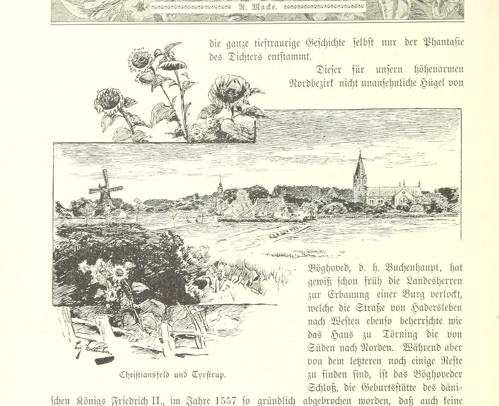 An illustration from Schleswig-Holstein meerumschlungen in Wort und Bild ... Herausgegeben von H. Haas, H. Krumm und F. Stoltenberg, etc, 1896, leaf 202