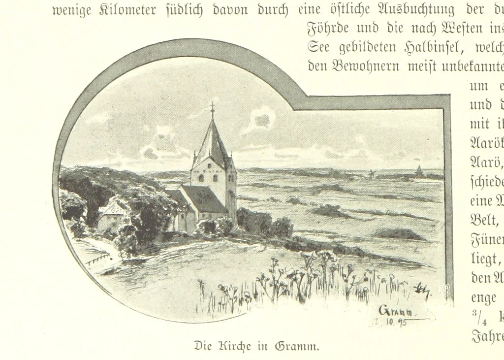 An illustration from Schleswig-Holstein meerumschlungen in Wort und Bild ... Herausgegeben von H. Haas, H. Krumm und F. Stoltenberg, etc, 1896, leaf 206