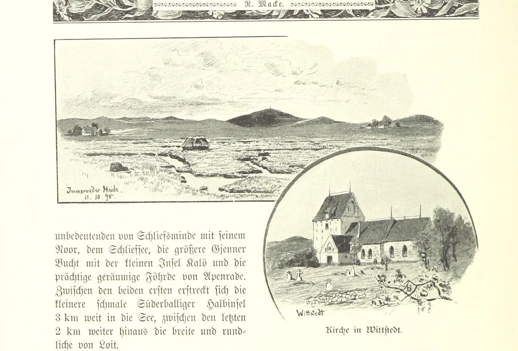 An illustration from Schleswig-Holstein meerumschlungen in Wort und Bild ... Herausgegeben von H. Haas, H. Krumm und F. Stoltenberg, etc, 1896, leaf 208