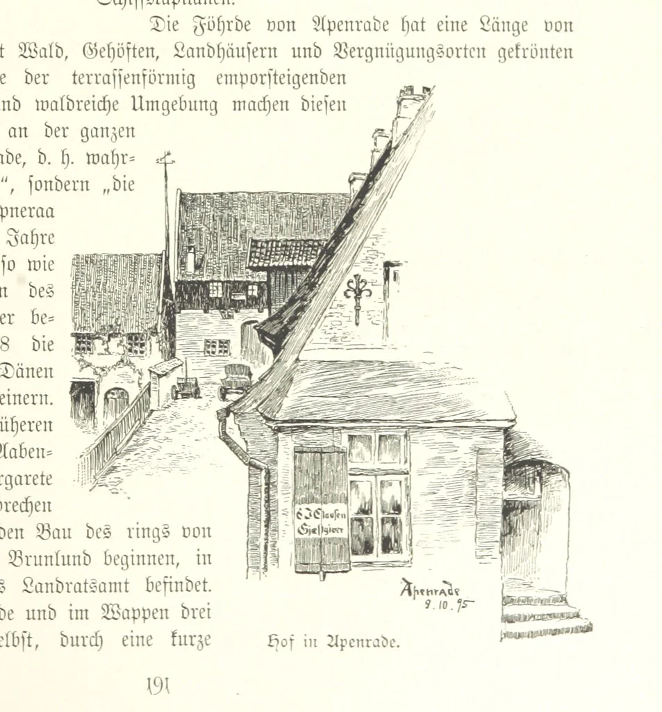 An illustration from Schleswig-Holstein meerumschlungen in Wort und Bild ... Herausgegeben von H. Haas, H. Krumm und F. Stoltenberg, etc, 1896, leaf 211