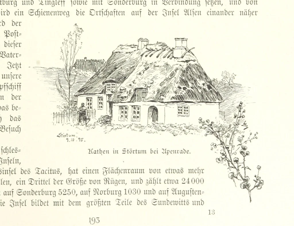 An illustration from Schleswig-Holstein meerumschlungen in Wort und Bild ... Herausgegeben von H. Haas, H. Krumm und F. Stoltenberg, etc, 1896, leaf 213