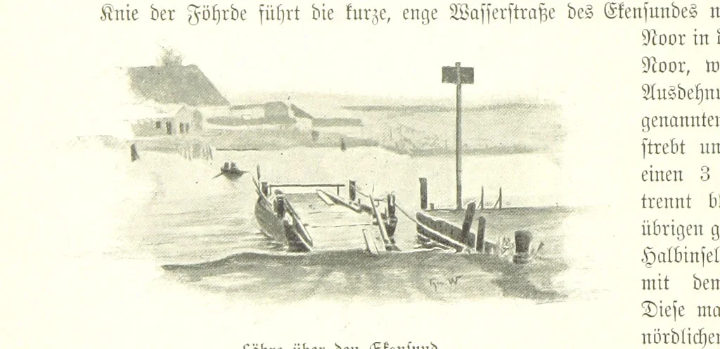 An illustration from Schleswig-Holstein meerumschlungen in Wort und Bild ... Herausgegeben von H. Haas, H. Krumm und F. Stoltenberg, etc, 1896, leaf 220