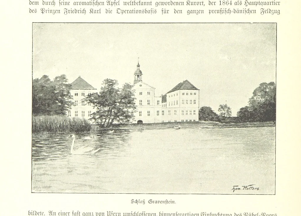 An illustration from Schleswig-Holstein meerumschlungen in Wort und Bild ... Herausgegeben von H. Haas, H. Krumm und F. Stoltenberg, etc, 1896, leaf 222
