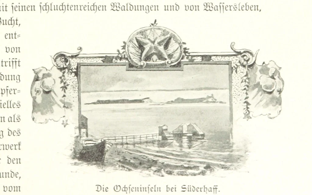 An illustration from Schleswig-Holstein meerumschlungen in Wort und Bild ... Herausgegeben von H. Haas, H. Krumm und F. Stoltenberg, etc, 1896, leaf 223